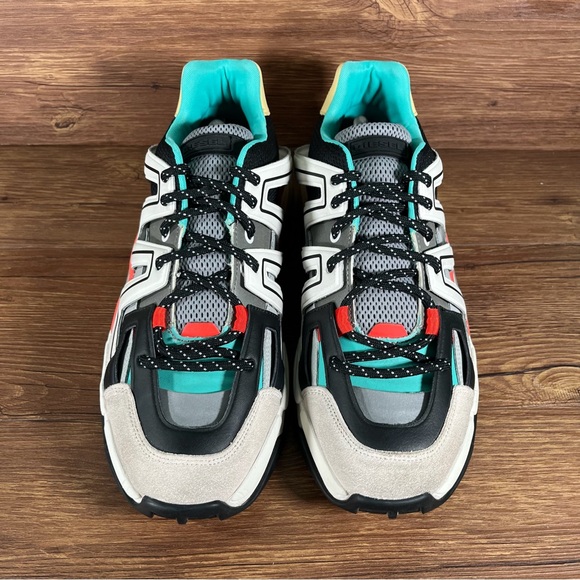 DIESEL “Skipper Low” Y2K Chunky Sneakers Men’s Size 12 Low Top Shoes - Picture 7 of 11